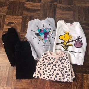 Zara sweaters and pants size 5-6. (Girls)